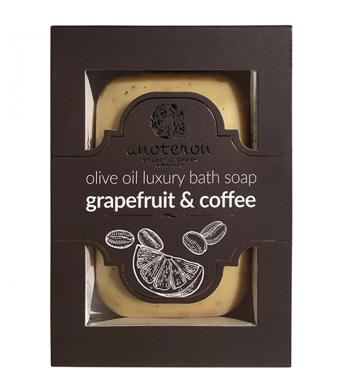 olive oil soap with grapefruit & coffee